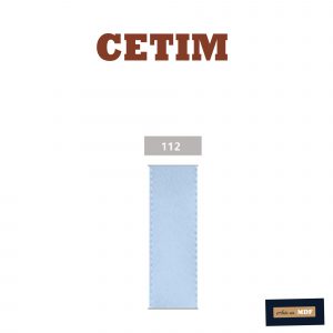 FITA CETIM Nº 3- 10 M- LARG.15MM - POLYESTER 112 - AZUL NATIER