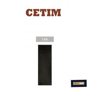 FITA CETIM Nº 3- 10 M- LARG.15MM - POLYESTER 119 - PRETO