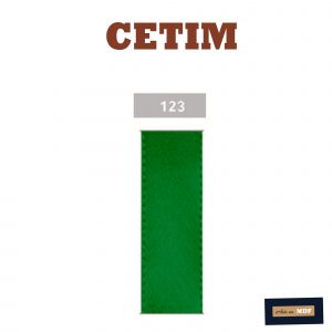 FITA CETIM Nº 3- 10 M- LARG.15MM - POLYESTER 123 - VERDE BANDEIRA
