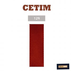 FITA CETIM Nº 3- 10 M- LARG.15MM - POLYESTER 129 - BORDEAUX