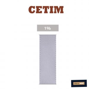 FITA CETIM Nº 3- 10 M- LARG.15MM - POLYESTER 196 - SILVER