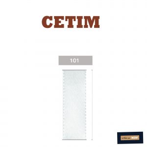 FITA CETIM Nº 5- 10 M- LARG.22MM - POLYESTER 101 - BRANCO