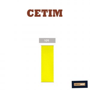 FITA CETIM Nº 5- 10 M- LARG.22MM - POLYESTER 109 - AMARELO CANARIO