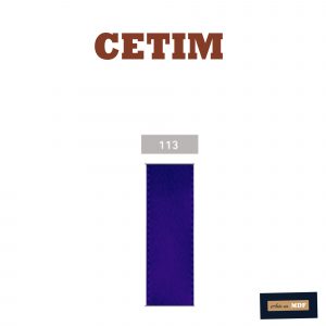 FITA CETIM Nº 5- 10 M- LARG.22MM - POLYESTER 113 - AZUL ROYAL