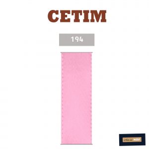 FITA CETIM Nº 5- 10 M- LARG.22MM - POLYESTER 194 - ROSA BEBE