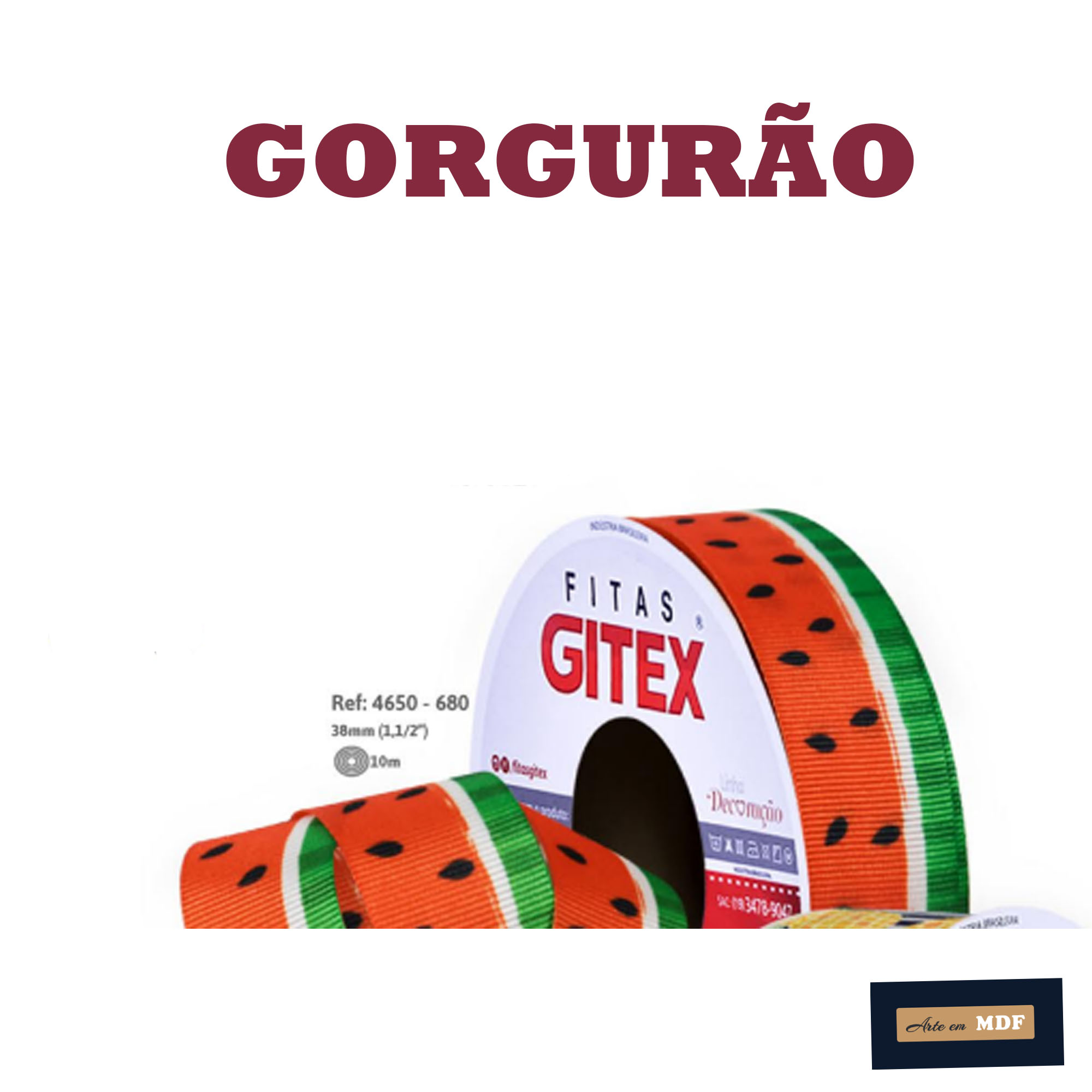 FITA REF 4650/9 -10 MTS - KIDS GORG HD 680 - MELANCIA