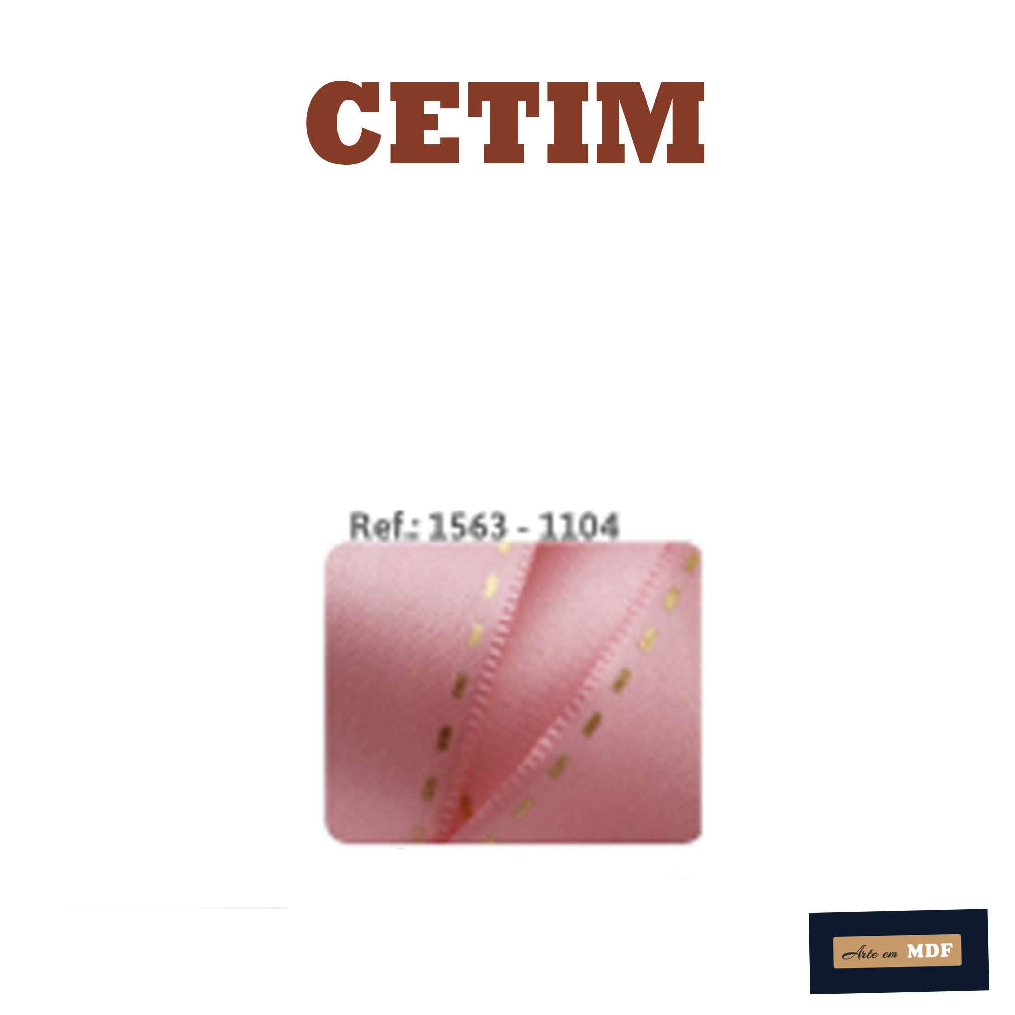 FITA REF 1563/5 - 10MTS - PRESPONTO - HOT STAMP 1104 - FUNDO 104 - HOT STAMP DOURADO