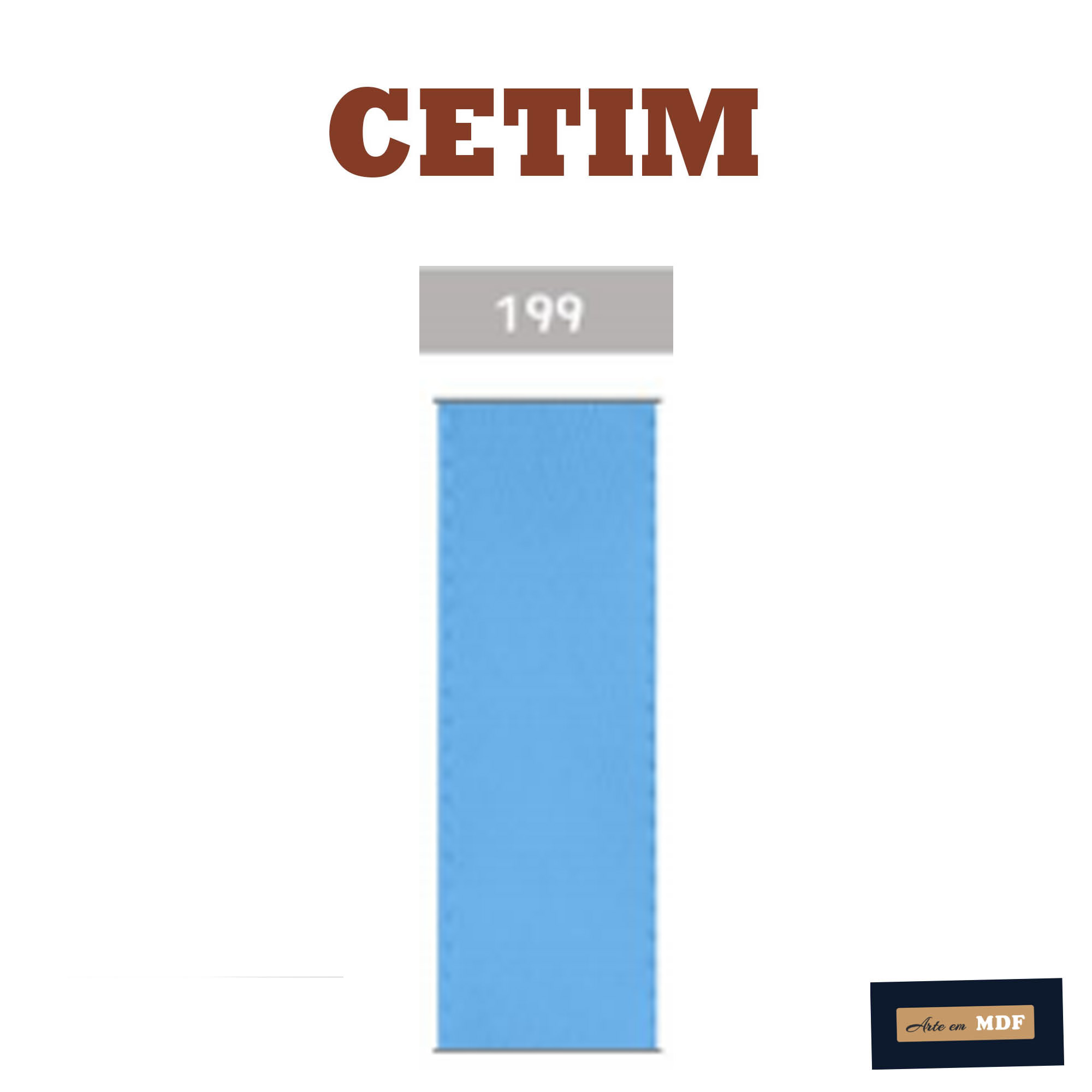 FITA CETIM Nº 5- 10 M- LARG.22MM - POLYESTER 199 - MAYA