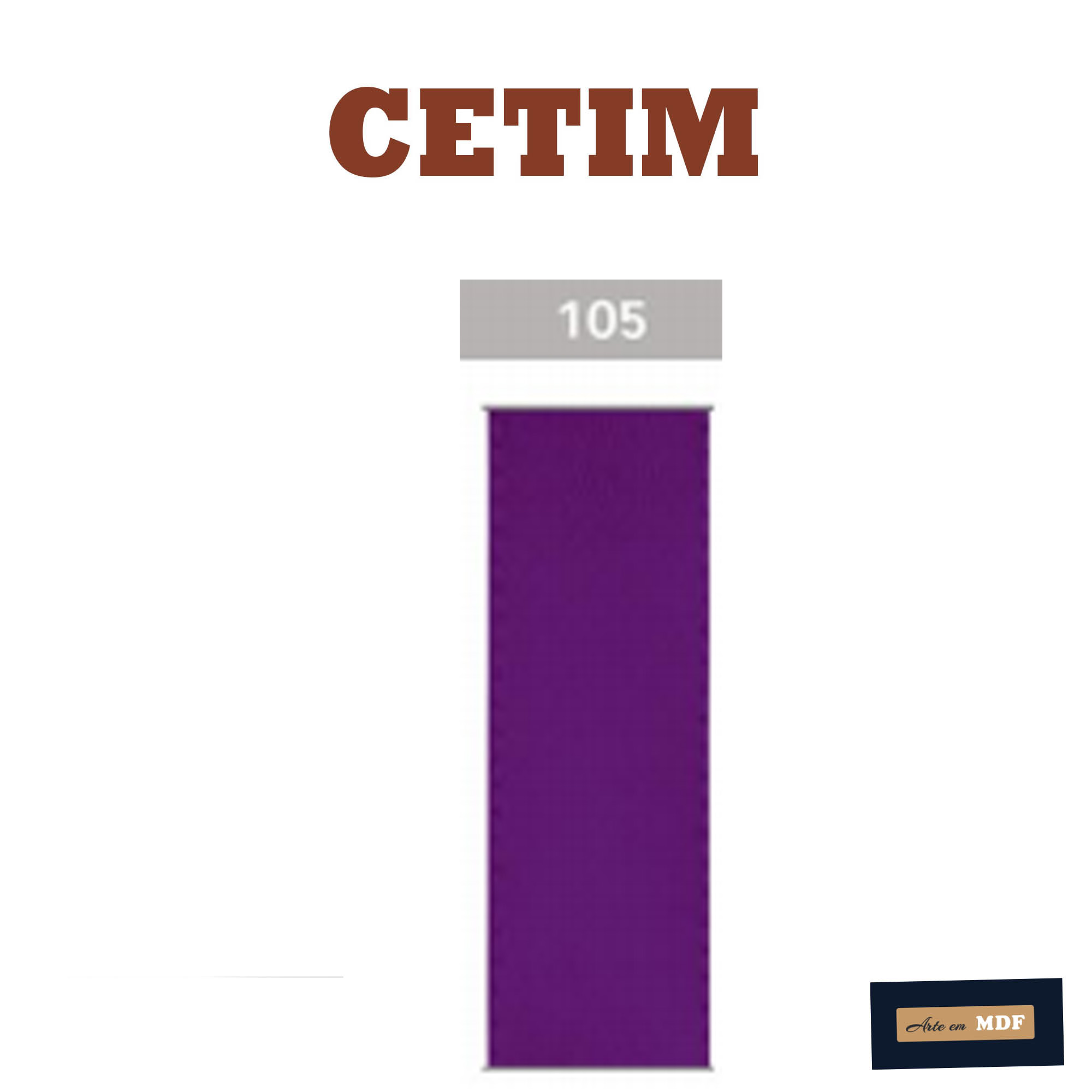 FITA CETIM Nº12- 10 M- LARG.48MM - POLYESTER 105 - VIOLETA