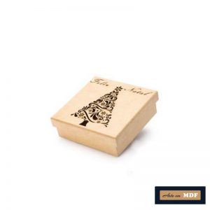 CAIXA 15X15X5 FELIZ NATAL ARVORE