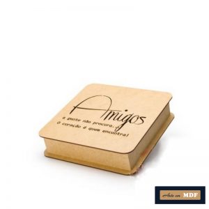 CAIXA 25X25 LASER AMIGOS