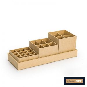 ORGANIZADOR DE MAQUIAGEM TRIPLO