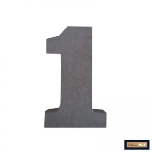 NÚMERO "1" 12CM