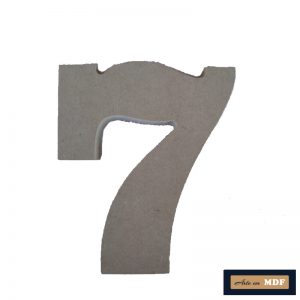 NÚMERO "7" 12CM