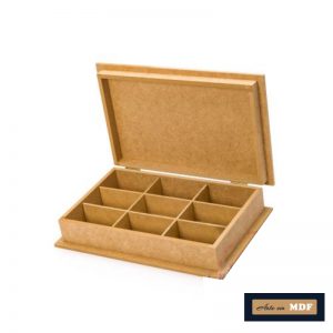 CAIXA RETANGULAR COM DIVISÓRIA PQ