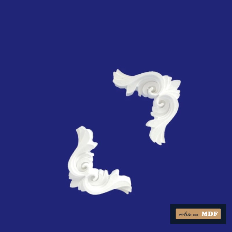 APLIQUE CANTONEIRA 4,5X7,5 C/ 2UND