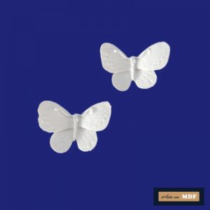 APLIQUE BORBOLETA 3X4,5 C/2UND