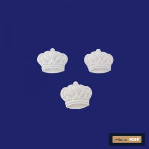 APLIQUE COROA 2X2 C/3 UND