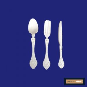 APLIQUE TALHERES PEQ C/3 UND