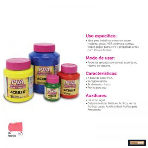 TINTA FOSCA P/ ARTESANATO 100ML ROSA CHÁ