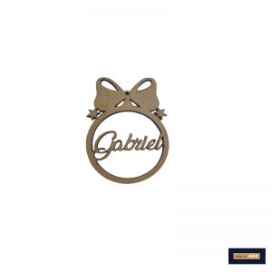 BOLA C/ LAÇO E NOME PERS.