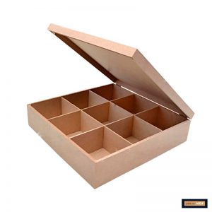 CAIXA DOB 30X30X10 9DIV