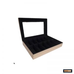 CAIXA RELÓGIO 12DIV COM VIDRO