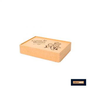 CAIXA 25X35 A LASER COM DOBRADIÇA E REBAIXO