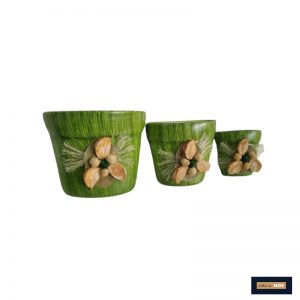 TRIO CACHEPO PAREDE CERÂMICA