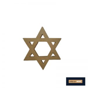 APLIQUE ESTRELA DE DAVI 25CM