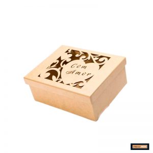 CAIXA 25X25 A LASER COM AMOR