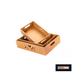 TRIO CESTA CORAÇAO 6MM