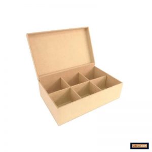 CAIXA DOB 25X25X8 6DIV