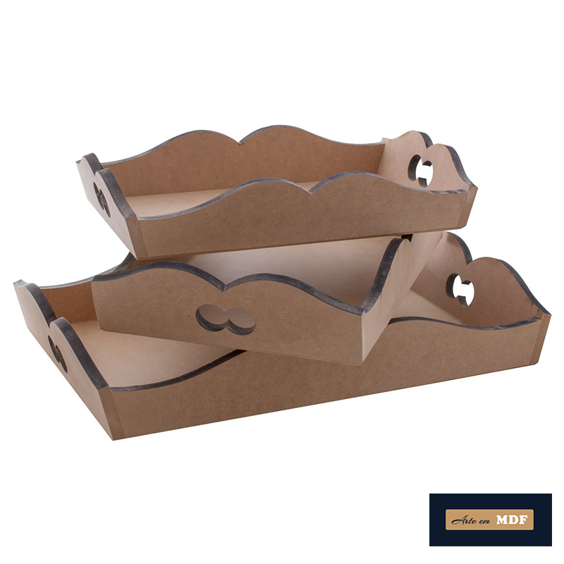 CESTO TRIO TRABALHADA 2 FUROS