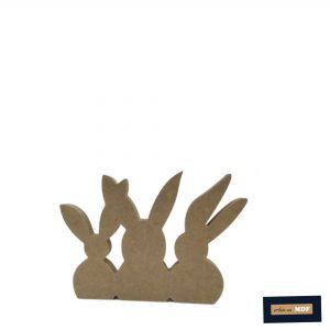 TRIO DE COELHOS 18MM