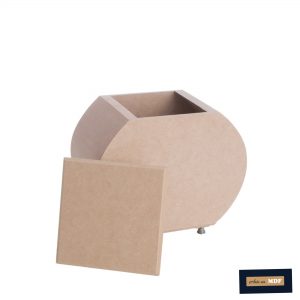 CX OVALADA P C/ PÉ METAL