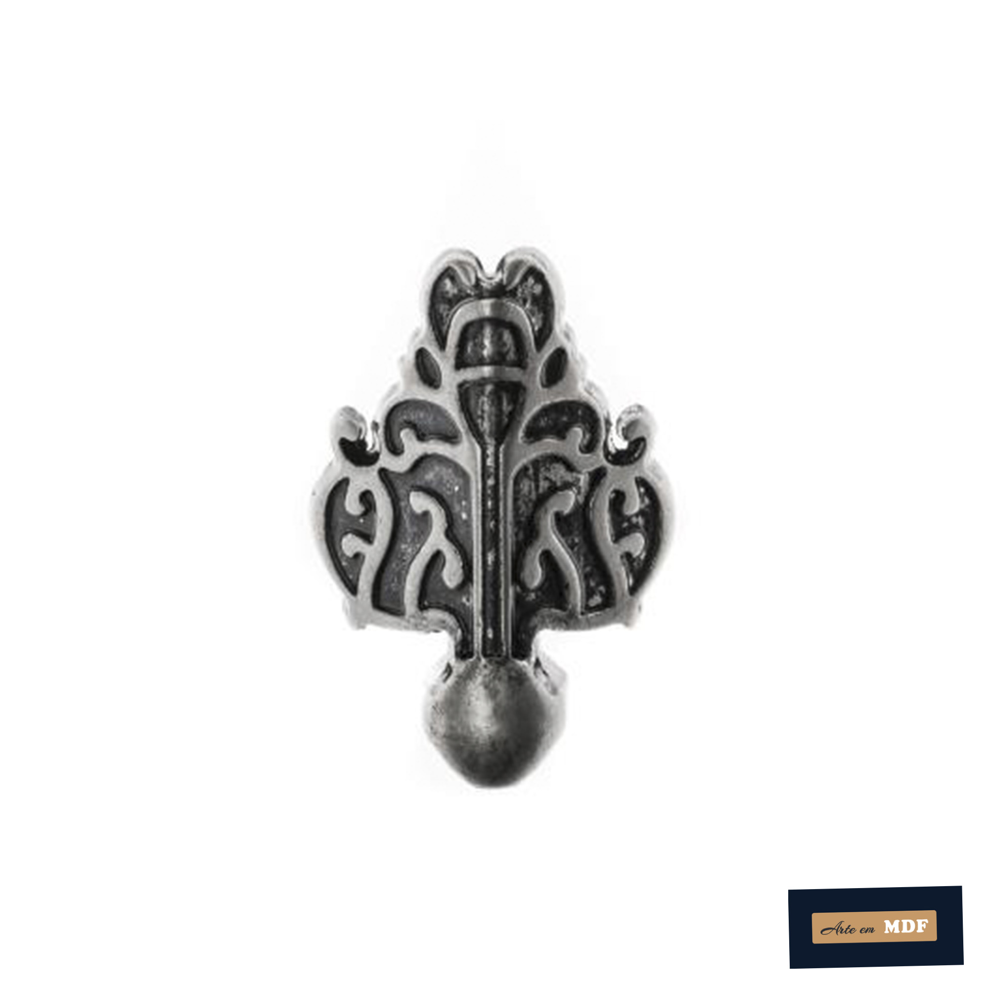 PEZINHO LUIZ XV PEQ PRATA VELHO