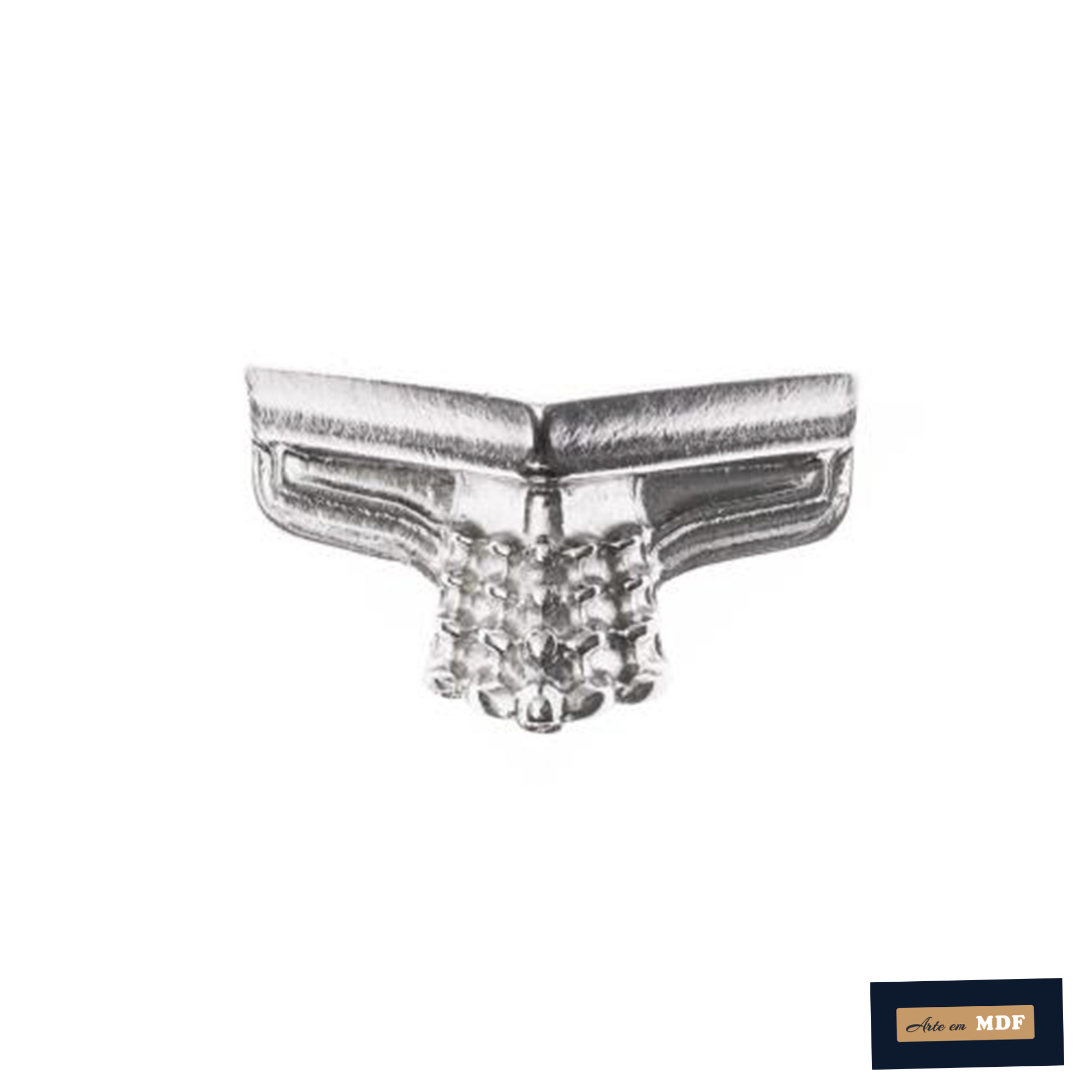 PEZINHO PIANO GRANDE NIQUELADO