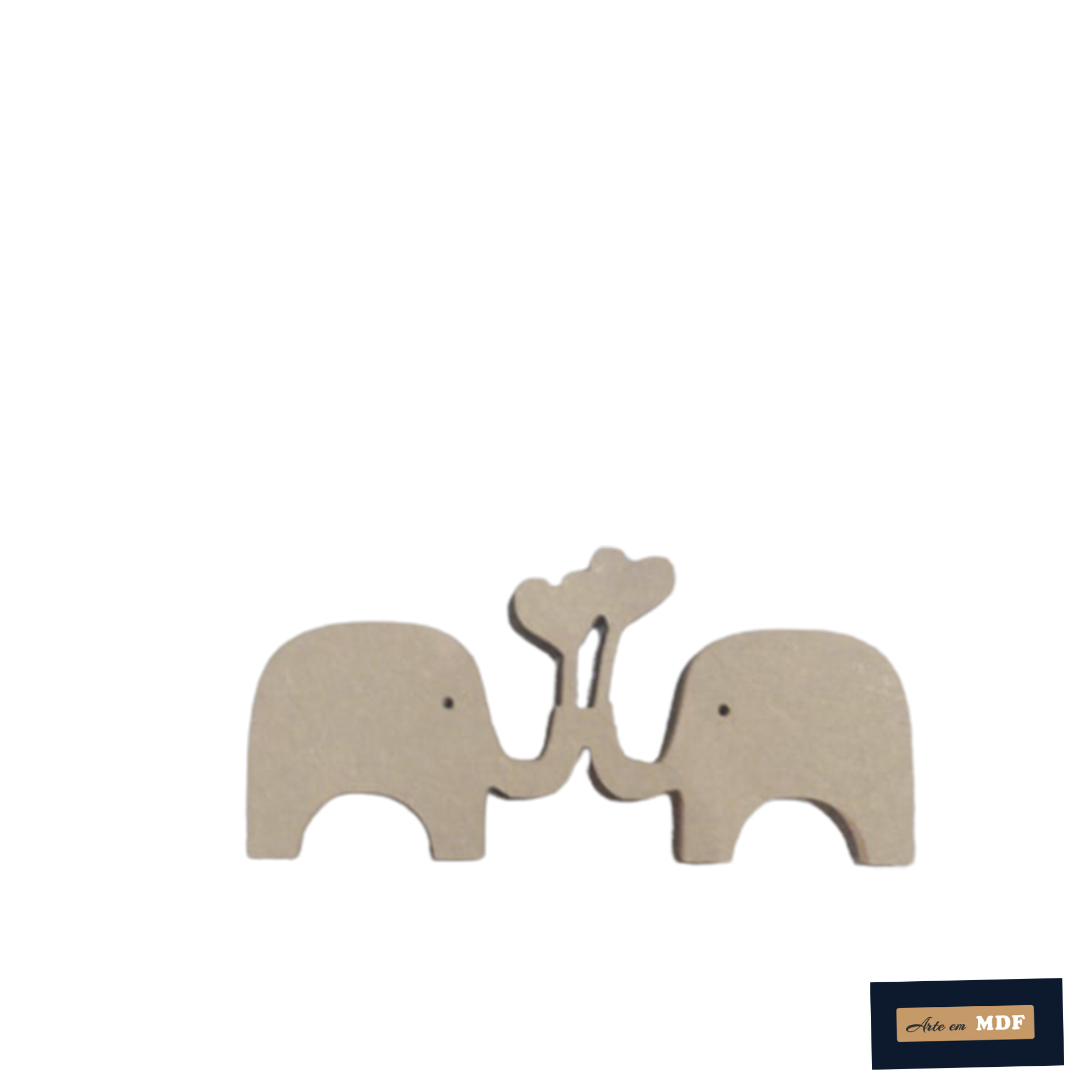 CASAL ELEFANTE COM CORAÇÃO P
