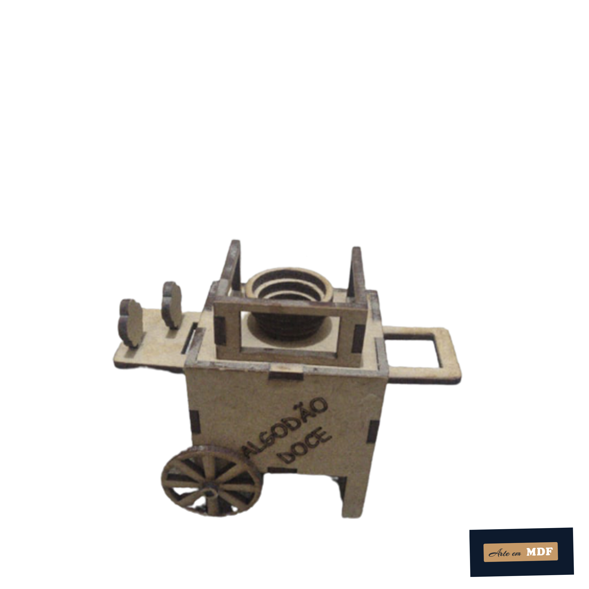 CARRINHO ALGODAO DOCE LASER