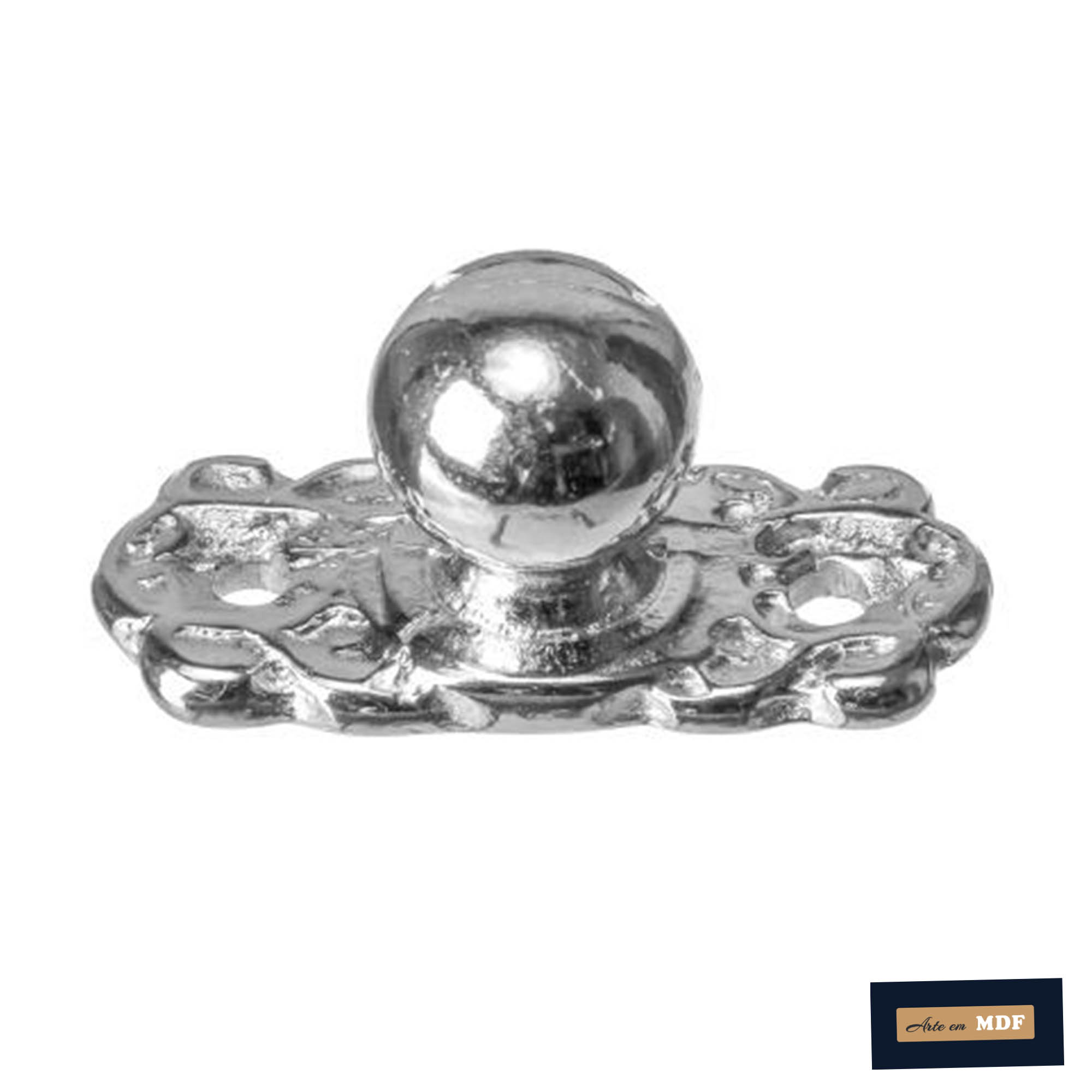 PUXADOR BOLINHA NIQUELADO